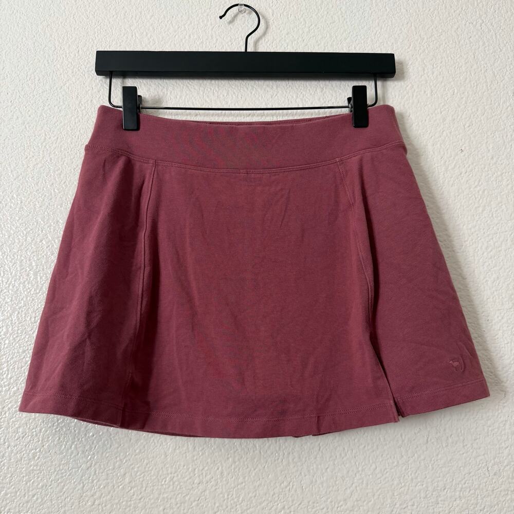Pink by Victoria’s Secret Active Skirt Skort mauve red slit